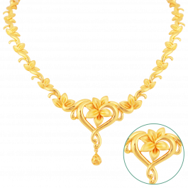 Buy Gold Necklace 102A262444 | GRT Oriana