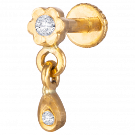 grt jewellers diamond nose pin