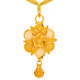 Buy Matt Finish Star And Floral Gold 