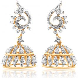 diamond jhumkas grt