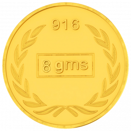 22kt Gold 8 Grams Coin 26d021704 22kt Gold 8 Grams Coin 26d021704