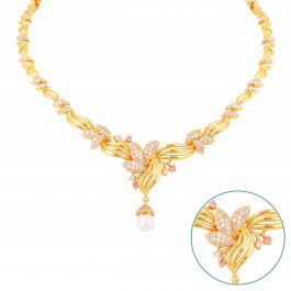 Gold Necklace 102A262423