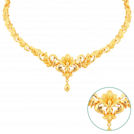 Gold Necklace 102A262445
