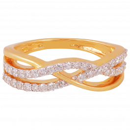 Wonderful Twisted Design Diamond Rings