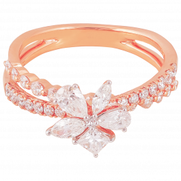 Tremendous Floral Diamond Rings