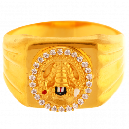 Lord Venkateshwara Gold Ring