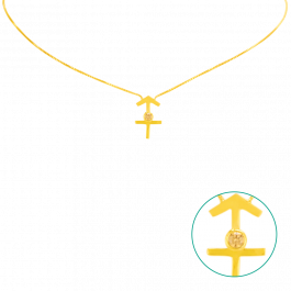 Classic Anchor Gold Necklace
