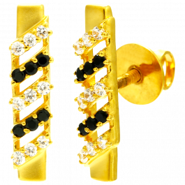 Beautiful Ladder Gold Earrings