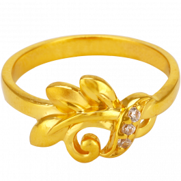 Magic Creaper Leaves Gold Ring