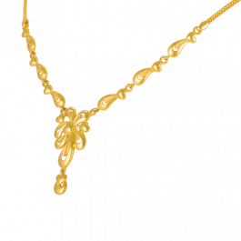 Miraculous Floral Gold Necklace