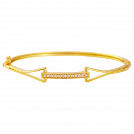 Classy Single Layer Stones Gold Bracelets | 135A786366