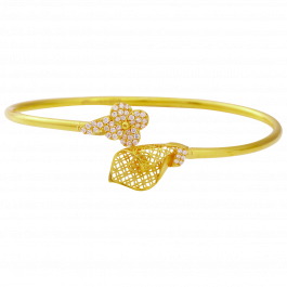 Celestial Open Type Floral Gold Bracelets | 135A786390