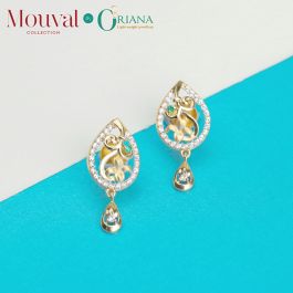 Fantabulous Mouval Collection Gold Earrings