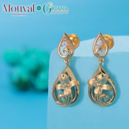 Classy Mouval Collection Gold Earrings