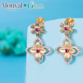 Devine Mouval Collection Gold Earrings