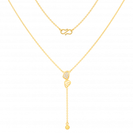 Fashionatic Semi Stone Stylish Gold Necklaces