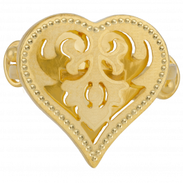 Romantic Heartin Design Gold Rings