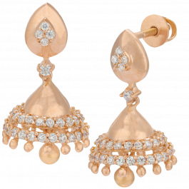 Striking Pear Drop Gold Earrings