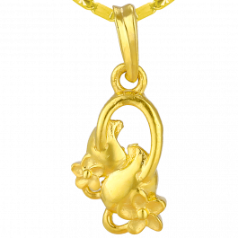 Magic Buds Floral Gold Pendant