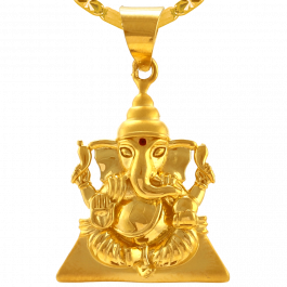 22 KT Ganesha Gold Pendant GPN1580