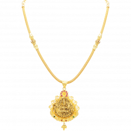 Goddess Sri Lakshmi Gold Necklaces