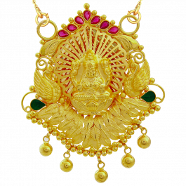 Devinity Goddess Lakshmi Gold Pendant