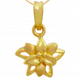 Convertible Stylish Floral Gold Pendant