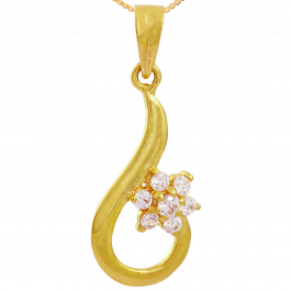 Fashinate Flower Gold Pendant