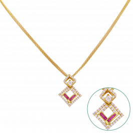 Gold Necklace 17B245925