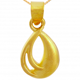 Incredible Drop Design Gold Pendant