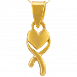 Symbol Of Love Valentine Gold Pendant