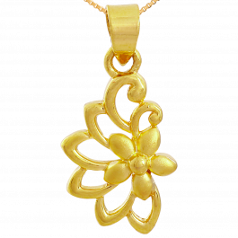Marvelous Flower Style Gold Pendants | 17B247724