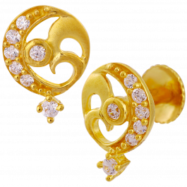 Allura Stylish Gold Earrings | 17B252992