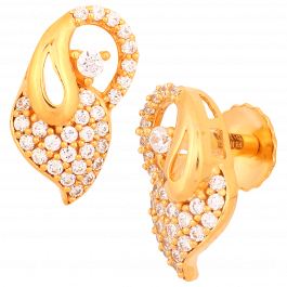 Gold Earrings 17B285239