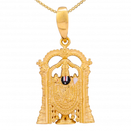 Religious Lord Balaji Gold Pendants  | 17B285273