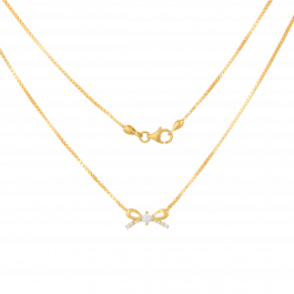 Distinctive Bow and Tie Gold Necklaces
