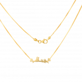 Beautiful Little Birds Family Gold Necklaces
