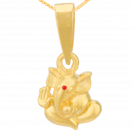 Cute Baala Ganesha Gold Pendants