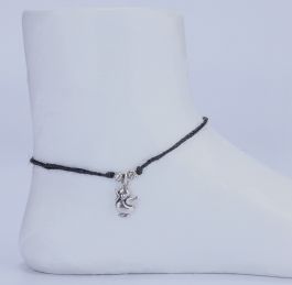 Cute Swan Adjustable Thread Silver Anklets