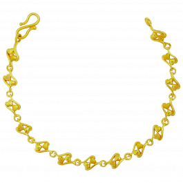 Luxurious Twin Heart Gold Bracelets | 20A918061