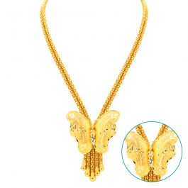 Attractive Butterfly Shaped Gold Haaram