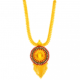 Lakshmi Pendant Bridal Collection Gold Necklace