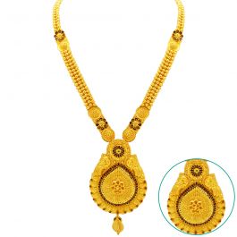 Stunning Floral Shaped Gold Haaram