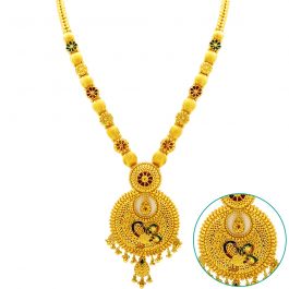 Floral Shaped Gold Haaram