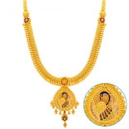 Admirable Floral Shaped Gold Haaram