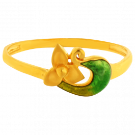 Enhancing Floral Design Gold Ring