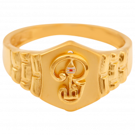 Divine Om and Vel Gold Rings