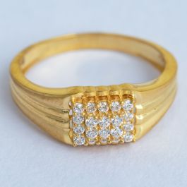 Charming Multi Stone Gold Rings