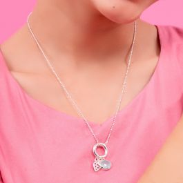 Valentines Day Gifts Adorable Fancy Moon Silver Necklaces