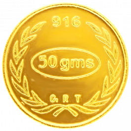 22KT Gold 50 Grams Coin-26D287632